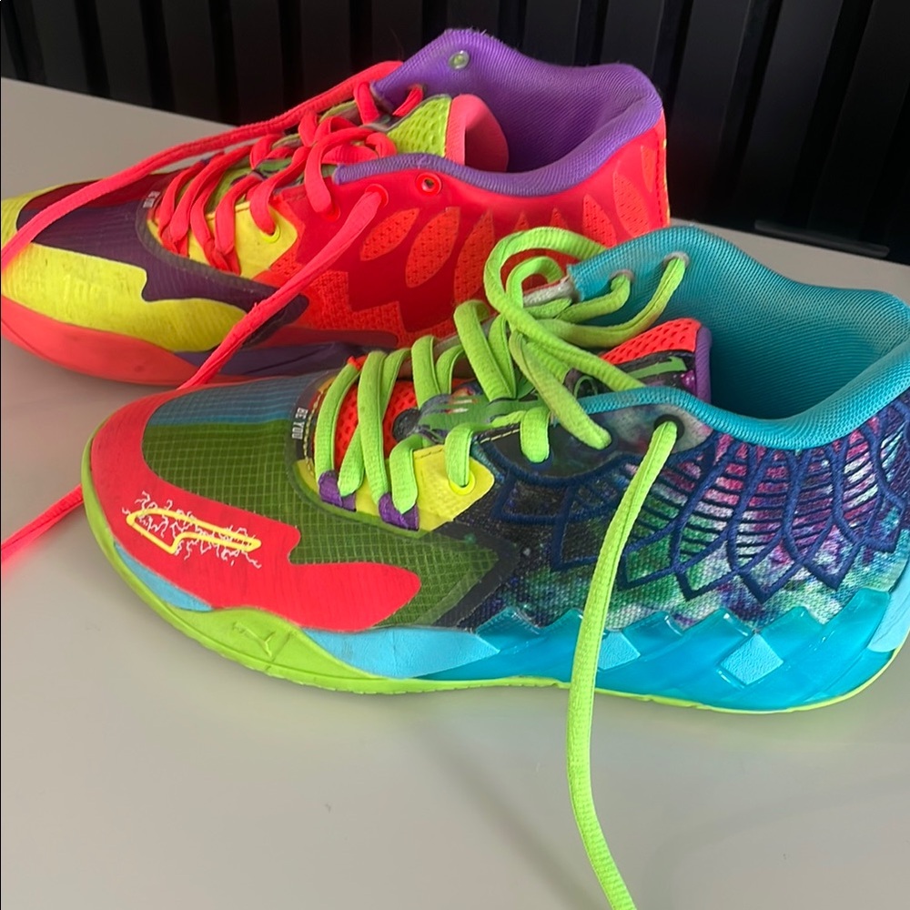 Puma Mens Mb1 Be You Basketball Sneakers Shoes Kids size 6.5